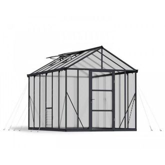 Palram Greenhouse Glory 8 x 12, Polycarbonate, L364 x W253 x H268.5 cm - Grey