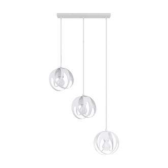 GreenIce Greenice - Sollux Lighting Tulos L&aacute;mpara De Techo Colgante Bar, Blanco, 3x E27