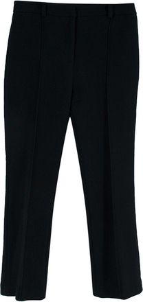 Brandon Maxwell Black Wool Tailored Trousers Size XXS