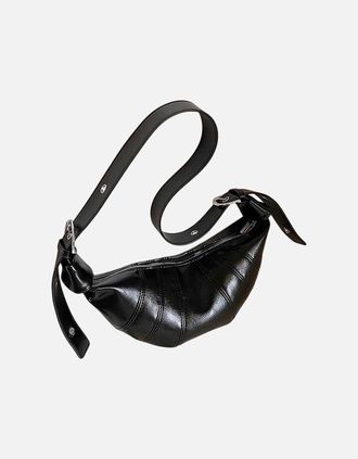 XY London Womens XY London Womens/Ladies Natalie Crescent Shaped Crossbody Bag - Black - Size: ONE size