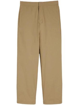 Jil Sander tapered tailored trousers - men - Cotton - 50 - Neutrals