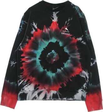 Mauna Kea Zwarte Tie-Dye Crewneck Sweatshirt - Heren - Sweatshirts - Veelkleurig - XL - Katoen - Hoodies & sweatvesten