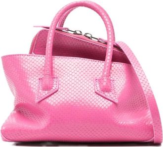The Attico La Passeggiata Mini Tote - Dames - Handtassen - Roze - ONE Size - Leer - Tassen