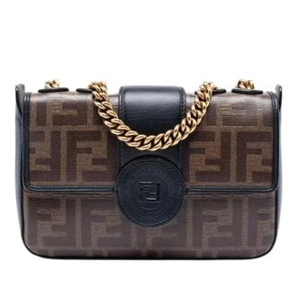 Fendi Pre-owned Vintage Crossbody Bag - Dames - Pre-owned - Bruin - Maat: ONE Size Zijde