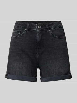 Only Regular Fit Jeansshorts aus Baumwoll-Mix Modell JOSEPHINE in Black, Gr&ouml;&szlig;e XL