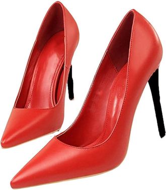 Generic Women Pointed Toe High Heel Pumps Business Casual Slip On Wedding Party Dress Shoes
