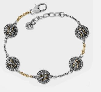 Brighton Neptunes Rings Bracelet In Silver & Gold