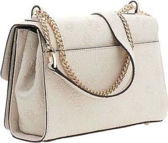 Guess Womens Crossbody Bag Off White Logo Polyurethane - Crossbody-Bags