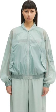 Maison Margiela Jassen, Dames, Groen, M, Sports Jacket