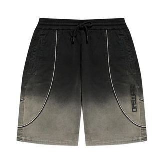 Off-white Casual Shorts, male, Black, Size: M Pantaloncini con logo applicato