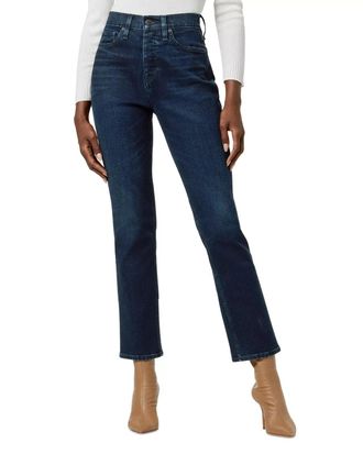 Hudson Womens Hudson Holly Jeans Blue Denim High Rise Straight Leg Ankle JZZ327