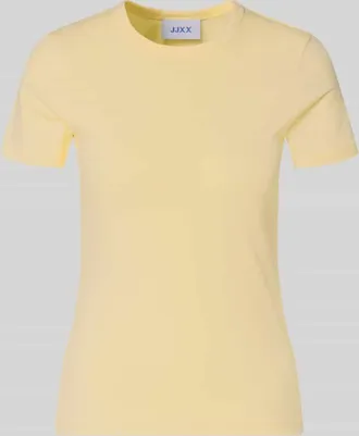 Jack & Jones T-Shirt mit Rundhalsausschnitt Modell GIGI in Hellgelb, Gr&ouml;&szlig;e XL
