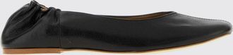 A.P.C. A. P.C. Juliet Smooth Leather Ballet Flats with Elasticated Heel