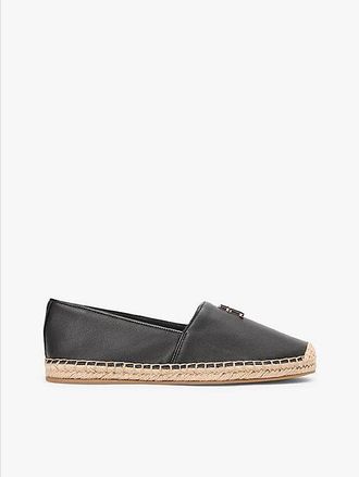 Tommy Hilfiger TH Monogram Leather Espadrilles