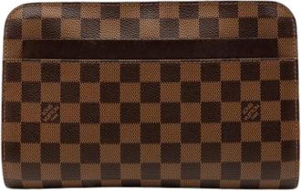 Louis Vuitton Pre-owned Saint Louis Pochette - Dames - Vintage Tassen - Bruin - ONE Size - Leer - Vintage
