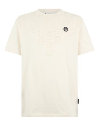 Philipp Plein Round Neck T-Shirt Degrade Monogram Monogram