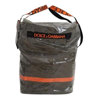 Dolce & Gabbana Heren, Tassen, Groen, Maat: ONE Size Katoen