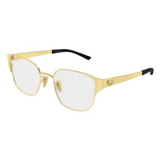 Gucci Geometrisch Optisch Montuur - Dames - Accessoires - Geel - Maat: 53 MM