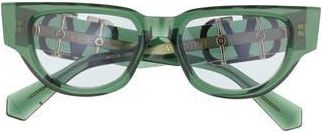 Valentino 51mm Gradient Polarized Cat Eye Sunglasses in Green Green Grey at Nordstrom Rack