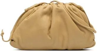 Bottega Veneta Pre-owned Clutches, female, Brown, Size: ONE SIZE Pre-owned Leather Pouch