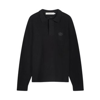 Filling Pieces Truien & Vesten, Heren, Zwart, 2Xl, Knit Shirt Boucle