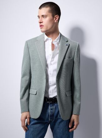 Soul of London Mens Colourful piqu&eacute; blazer