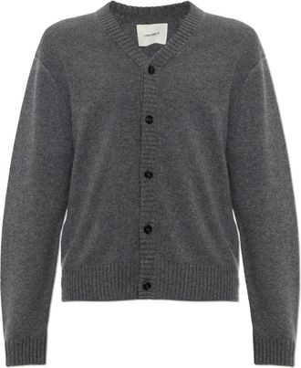 Lisa Yang Cashmere Cardigan Fenris - Heren - Cashmere truien - Grijs - 2XL - Kasjmier - Truien & Vesten