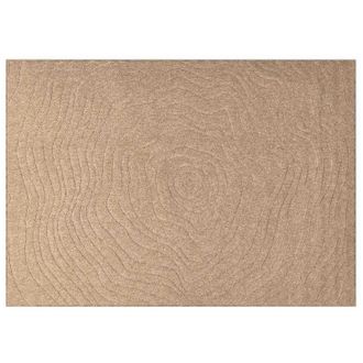 vidaXL Alfombras De &Aacute;rea Moir&eacute; Agira Natural 340 X 240 Cm Poli&eacute;ster Vidaxl