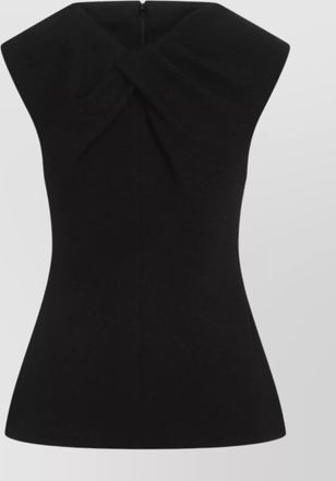 Jil Sander tank top draped knot detail