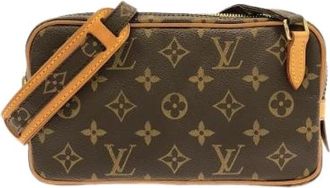 Louis Vuitton Pre-owned Monogram Schoudertas - Dames - Vintage Mini Tas - Bruin - ONE Size - Vintage