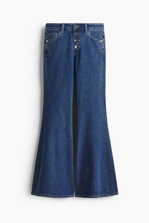 H&M Flared High Jeans - Blue