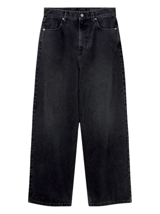 Axel Arigato Clara wide-leg jeans - women - Cotton - 26 - Black