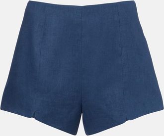 Poss&eacute; Sabine linen shorts