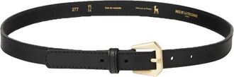 Ines De La Fressange Augustine Belt - Dames - Riemen - Zwart - 90 CM - Leer - Accessoires