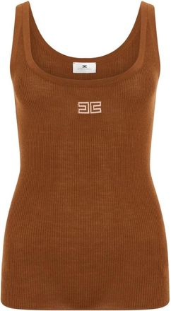 Elisabetta Franchi Donna, Top, Arancione, M, new