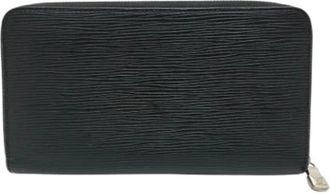 Louis Vuitton Pre-owned Vintage Long Wallet (bi-fold) - Dames - Vintage Accessoires - Zwart - ONE Size - Leer - Vintage