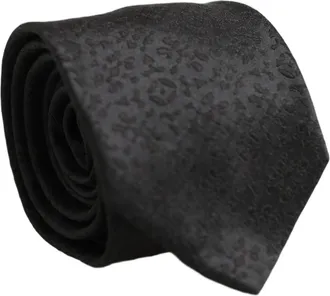 Dolce & Gabbana Zijdepatroon Verstelbare Strikdas - Heren - Stropdassen - Zwart - ONE Size - Polyester - Accessoires