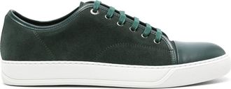 Lanvin DBB1 suede sneakers - men - Calf Leather/Calf Suede/Rubber - 4 - Green