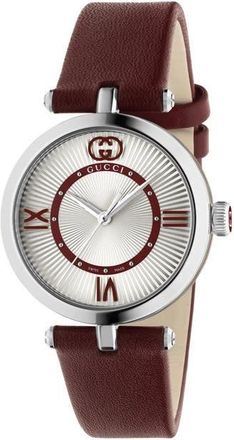 Gucci Model 2000 Quartz Silver Dial Ladies Watch YA167508