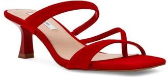 Steve Madden Ajay Strappy Sandal in Red Suede at Nordstrom, Size 5.5