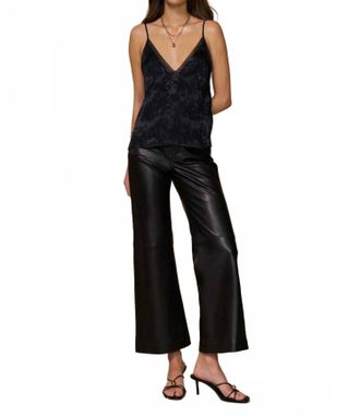 Rebecca Taylor Amber Jacquard Cami Top In Black