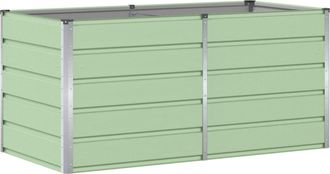 vidaXL Jardinera Verde 160 X 80 X 75 Cm Acero Vidaxl