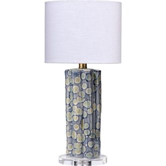 Jamie Young Co. Flurry Ceramic Small Table Lamp with Linen Shade in Blue at Nordstrom