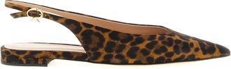 Gianvito Rossi Robbie Flat Shoes Marrone-Donna