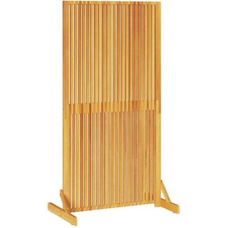 vidaXL Privacy Screen Brown 79.5 x 50 x 150 cm Solid Acacia wood vidaXL