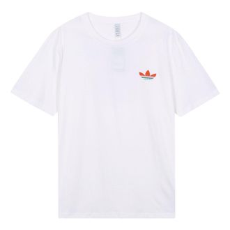 adidas originals Athleisure Casual Sports Short Sleeve White GP4306