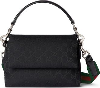 Gucci Black Monogram Crossbody Bag