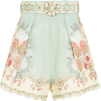 Zimmermann Korte Broeken, Dames, Veelkleurig, M, Short Shorts