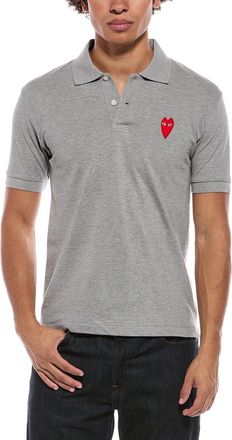 Comme Des Gar&ccedil;ons Stretch Heart Polo Shirt