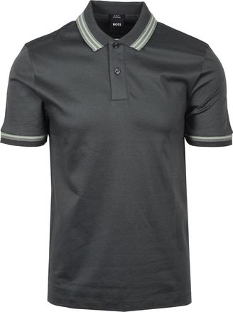 HUGO BOSS Mens H PHILLIPSON POLO OPEN GREEN Cotton - Size X-Large